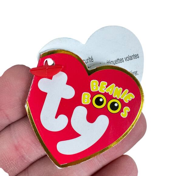 Ty Beanie Babies Beanie Boos Helena Rainbow Unicorn Husky Dog 6" TySilk - Picture 4 of 8